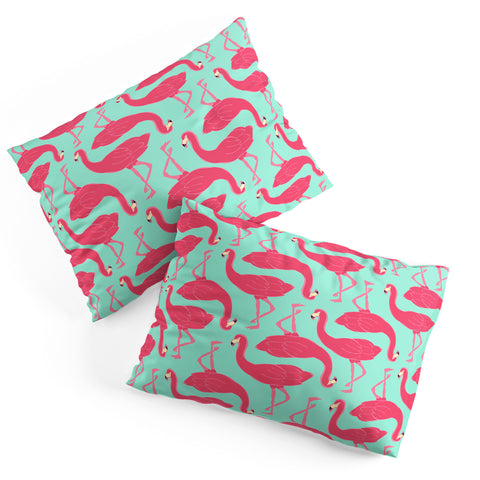 Allyson Johnson Flamingo Party Pillow Shams
