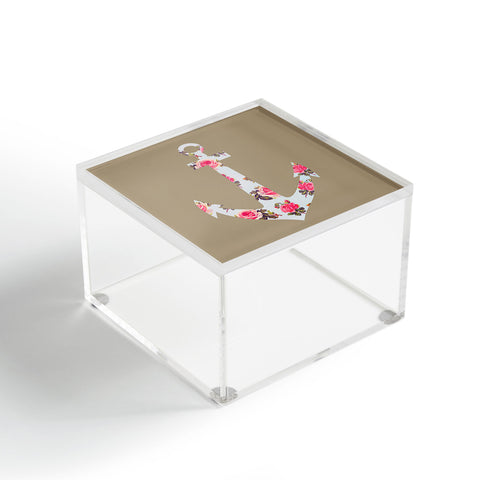 Allyson Johnson Floral Anchor Acrylic Box