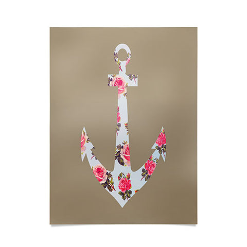 Allyson Johnson Floral Anchor Poster