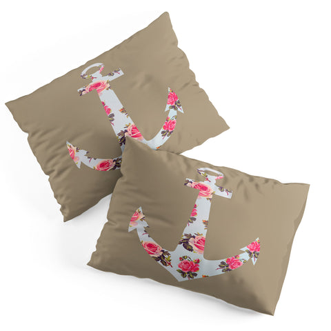 Allyson Johnson Floral Anchor Pillow Shams
