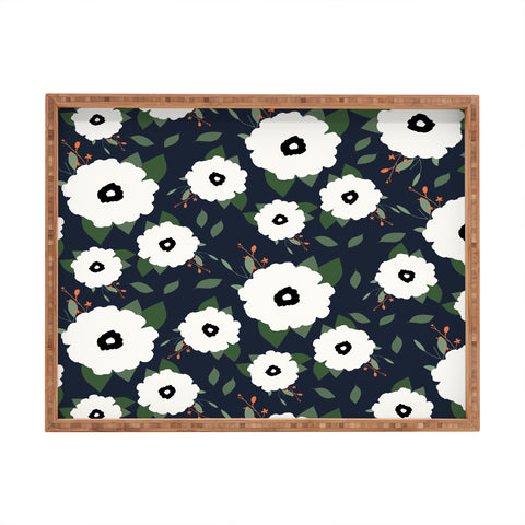 Allyson Johnson Floral Class Rectangular Tray
