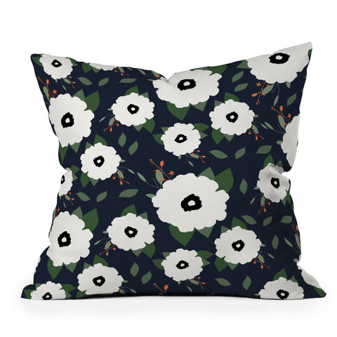 Allyson Johnson Floral Class Throw Pillow