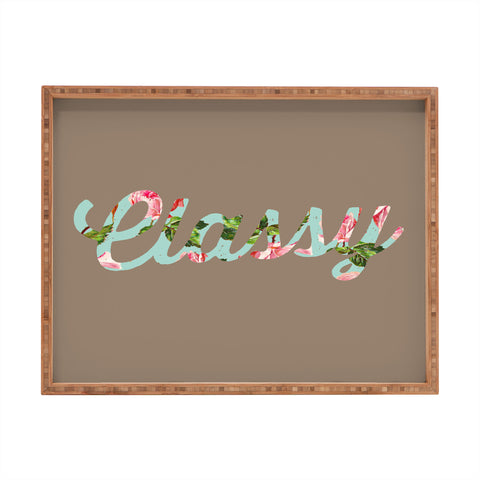 Allyson Johnson Floral Classy Rectangular Tray