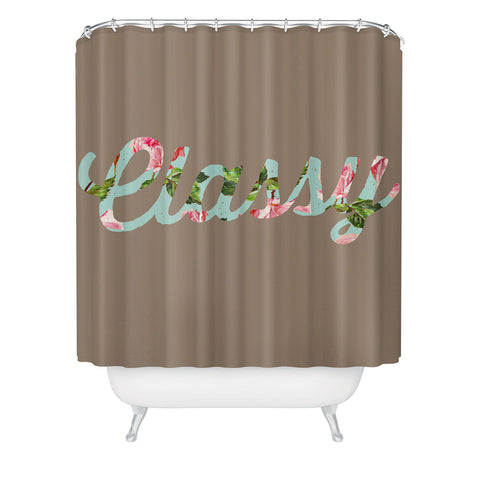 Allyson Johnson Floral Classy Shower Curtain