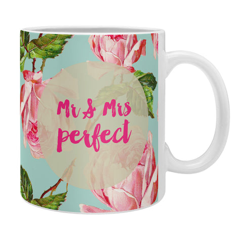 Allyson Johnson Floral Mr and Mrs Perfect Coffee Mug