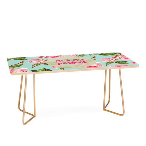 Allyson Johnson Floral Mr and Mrs Perfect Coffee Table