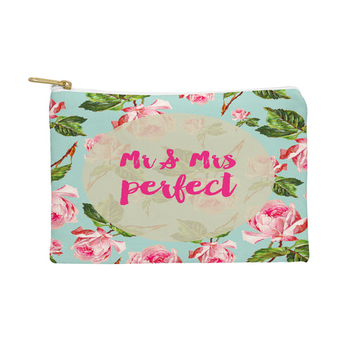 Allyson Johnson Floral Mr and Mrs Perfect Pouch