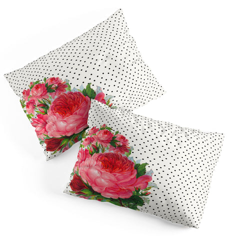 Allyson Johnson Floral Polka Dots Pillow Shams