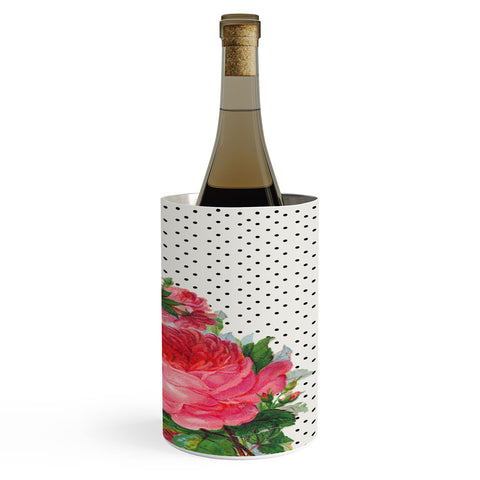 Allyson Johnson Floral Polka Dots Wine Chiller