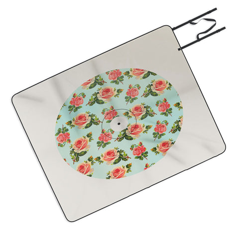 Allyson Johnson Floral Vinyl Picnic Blanket
