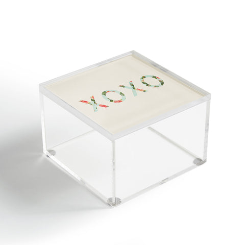 Allyson Johnson Floral XOXO Acrylic Box