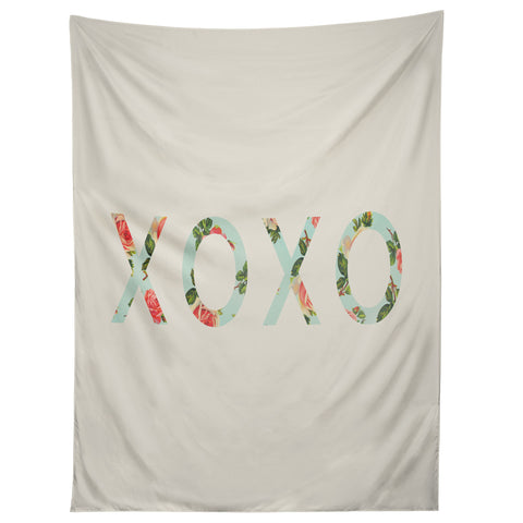 Allyson Johnson Floral XOXO Tapestry