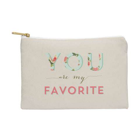 Allyson Johnson Floral You Are My Favorite Pouch