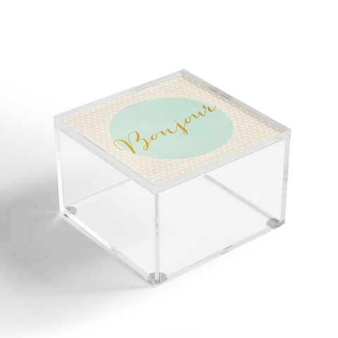 Allyson Johnson French Hello Acrylic Box