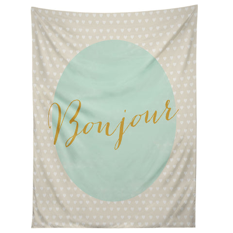 Allyson Johnson French Hello Tapestry