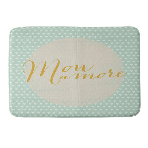 Allyson Johnson French My Love Memory Foam Bath Mat