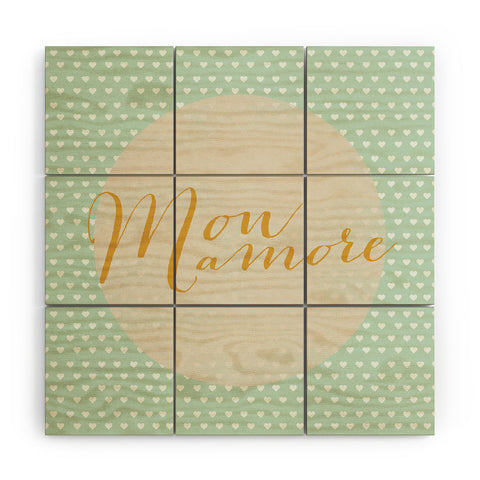 Allyson Johnson French My Love Wood Wall Mural