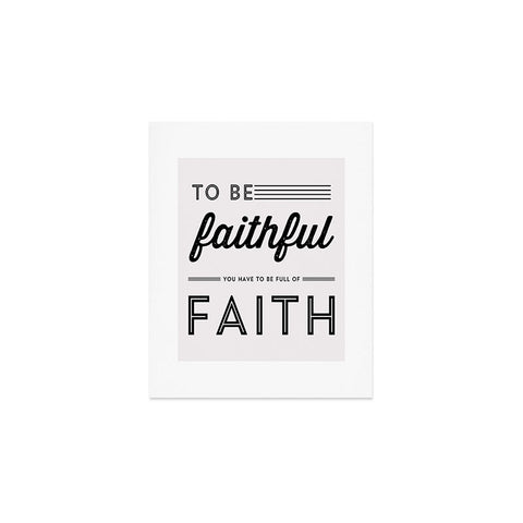 Allyson Johnson Full Of Faith Art Print