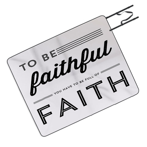 Allyson Johnson Full Of Faith Picnic Blanket