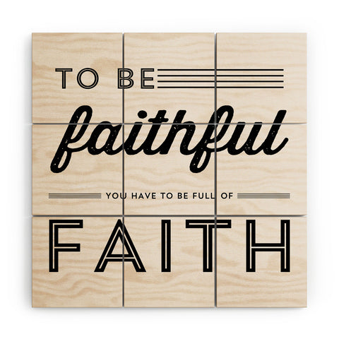 Allyson Johnson Full Of Faith Wood Wall Mural