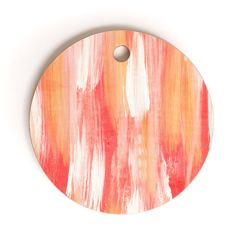 Allyson Johnson Georgia Peach Cutting Board Round