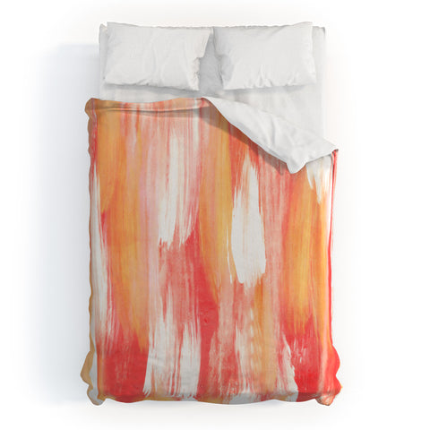 Allyson Johnson Georgia Peach Duvet Cover