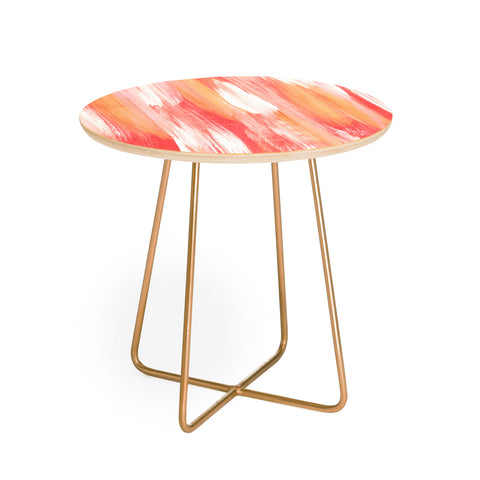 Allyson Johnson Georgia Peach Round Side Table