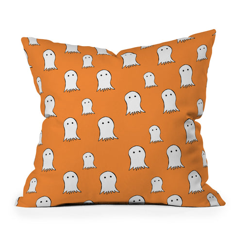 Allyson Johnson Ghosts Throw Pillow