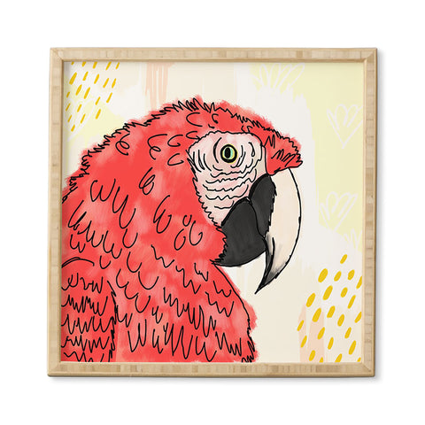 Allyson Johnson Gilbert the Parrot Framed Wall Art