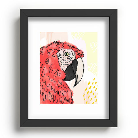 Allyson Johnson Gilbert the Parrot Recessed Framing Rectangle