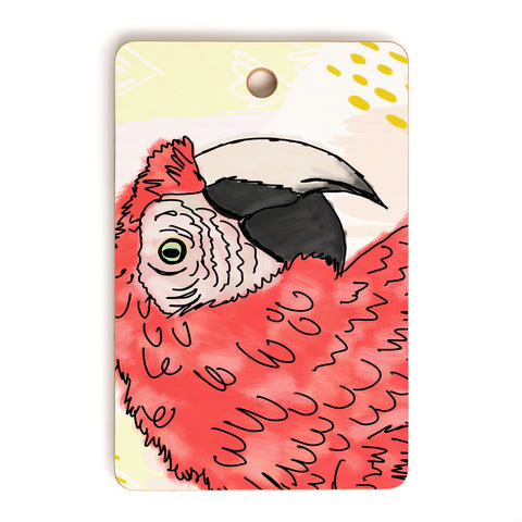 Allyson Johnson Gilbert the Parrot Cutting Board Rectangle
