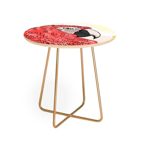 Allyson Johnson Gilbert the Parrot Round Side Table