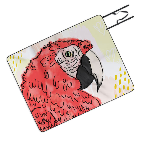 Allyson Johnson Gilbert the Parrot Picnic Blanket