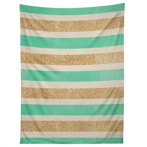 Allyson Johnson Glitter And Mint Tapestry