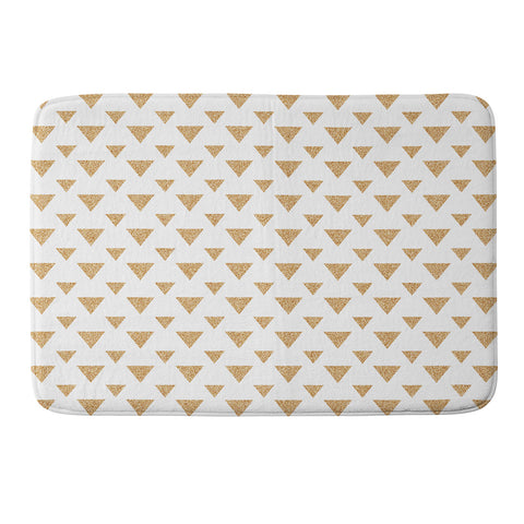 Allyson Johnson Glitter Triangles Memory Foam Bath Mat