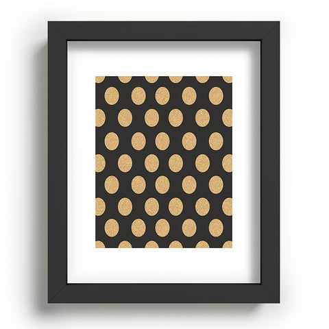 Allyson Johnson Glittering Gold Recessed Framing Rectangle