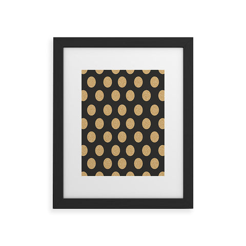 Allyson Johnson Glittering Gold Framed Art Print