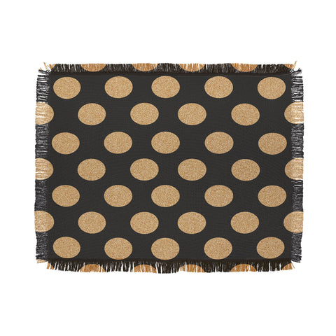 Allyson Johnson Glittering Gold Throw Blanket