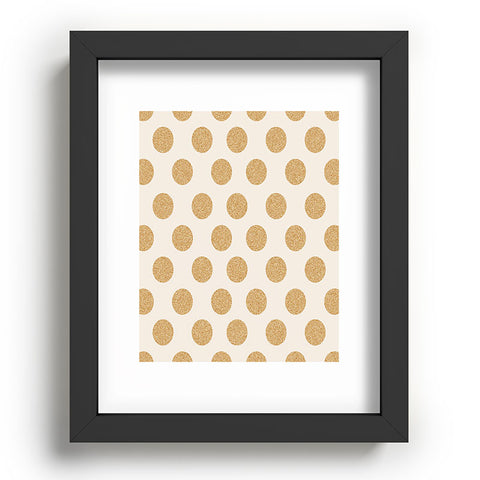 Allyson Johnson Gold Dots Recessed Framing Rectangle