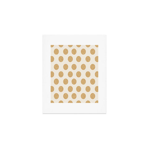 Allyson Johnson Gold Dots Art Print