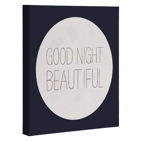 Allyson Johnson Good Night Beautiful Art Canvas