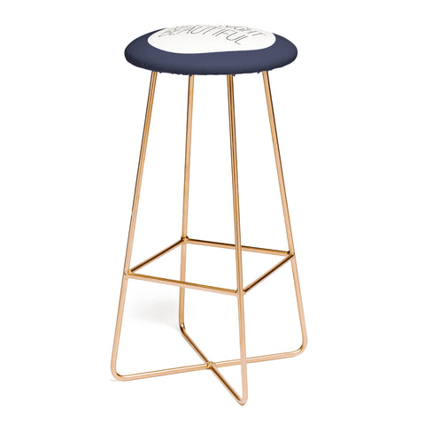 Allyson Johnson Good Night Beautiful Bar Stool
