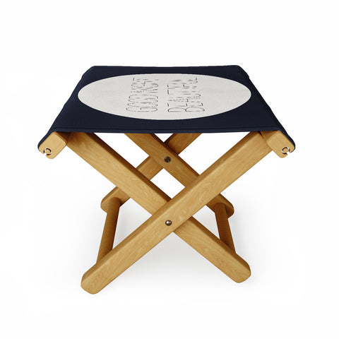 Allyson Johnson Good Night Beautiful Folding Stool