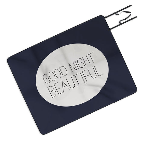 Allyson Johnson Good Night Beautiful Picnic Blanket