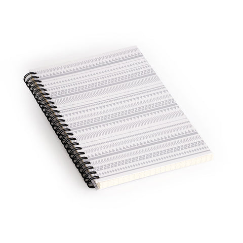 Allyson Johnson Gray Aztec Spiral Notebook