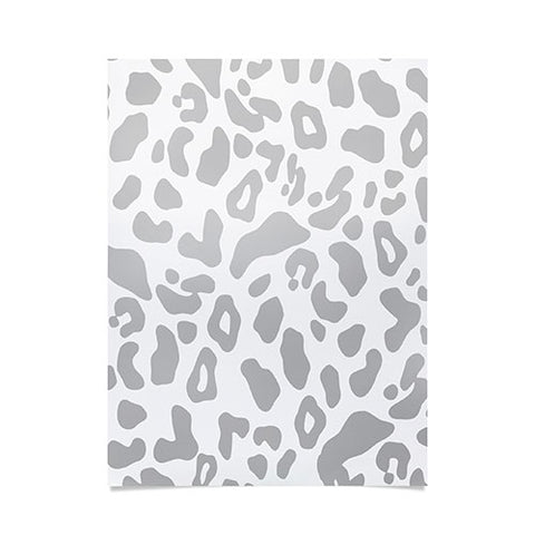 Allyson Johnson Gray Leopard Poster