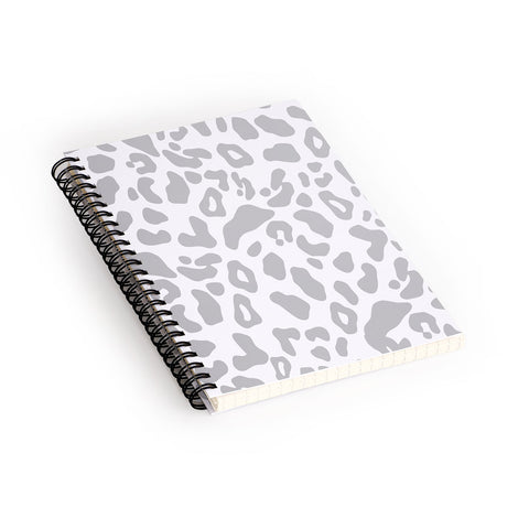 Allyson Johnson Gray Leopard Spiral Notebook