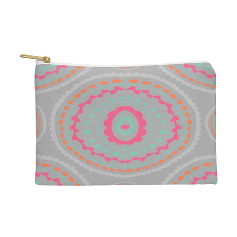 Allyson Johnson Gray Medallion Pouch