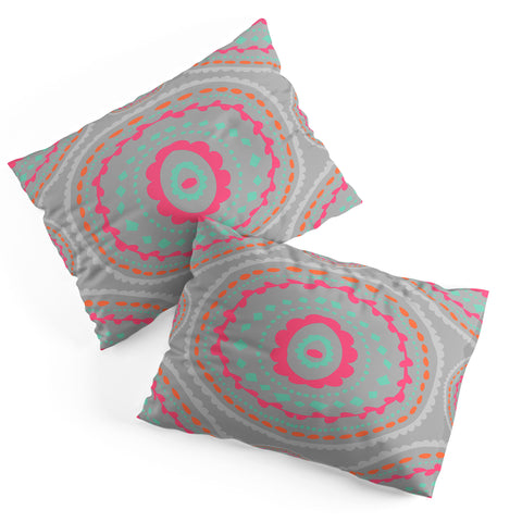 Allyson Johnson Gray Medallion Pillow Shams