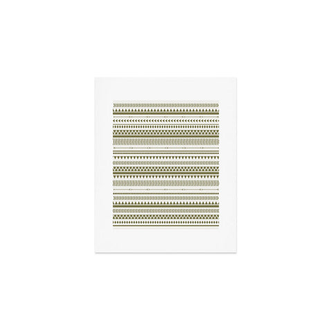 Allyson Johnson Green Aztec Art Print